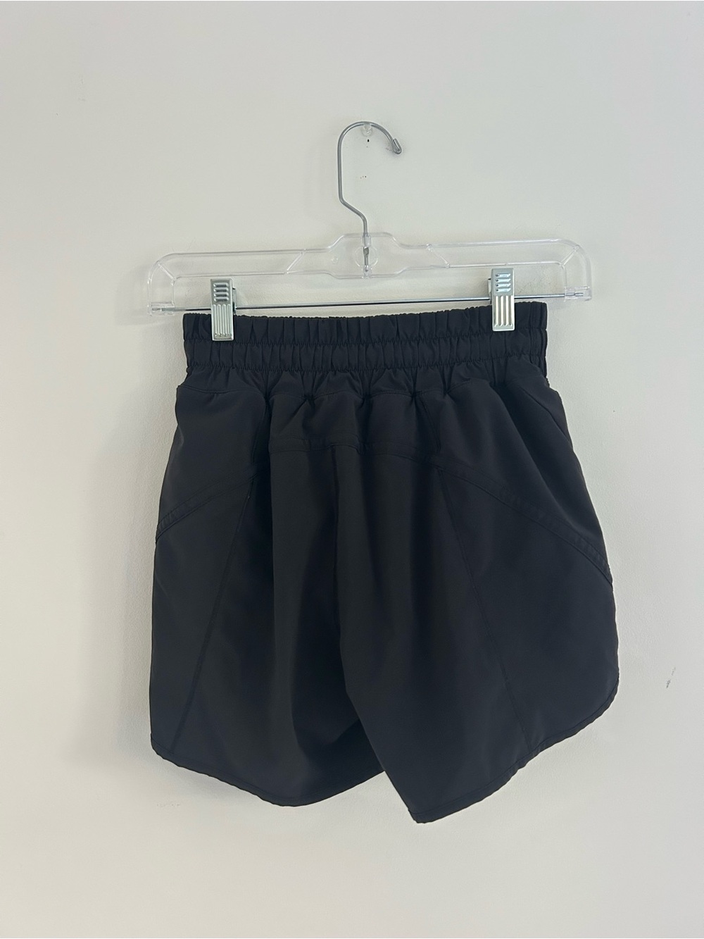 lululemon athletica Black Women's Athletic Shorts - Lightweight Run Shorts - Picture 2 of 4
